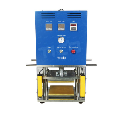 خرید باطری کیسه ای ماشین فشار گرم تخت 1KW 200 * 200mm online manufacture