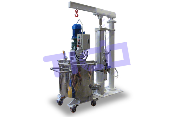 1یک سطل انتقال قدرت مخلوط کننده 1KW برای مخلوط کننده خلاء سیاره ای 60L در L660 * W660 * H1375mm اندازه